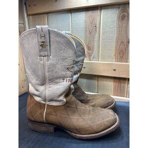 Tin Haul Men's Power Surge Western Boots - Broad Square Toe 9.5D